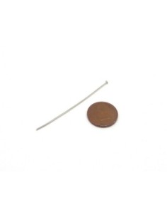 Tige métalliques clous à tête plate 5cm en métal argenté 2