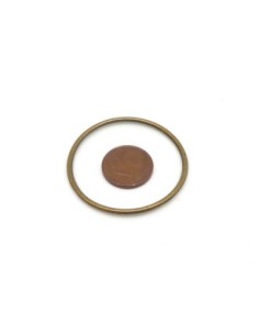 Anneau fermé bronze de 4cm de diamètre pour attrape rêve 2