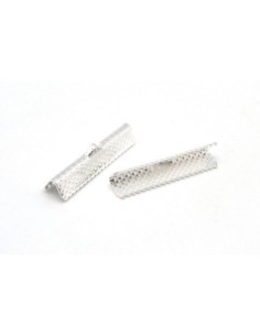Embout griffe 30mm en métal argenté
