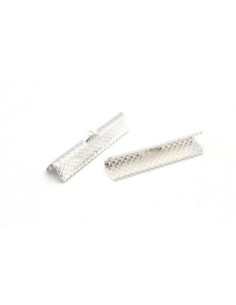 Embout griffe 30mm en métal argenté 2