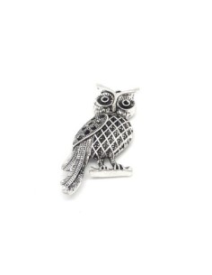 1 Breloque, pendentif grand hibou, chouette 66,6mm en...