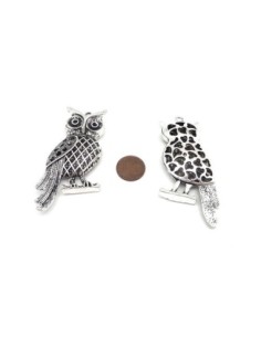 1 Breloque, pendentif grand hibou, chouette 66,6mm en... 2