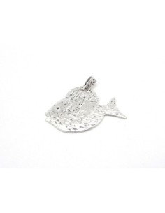 1 Breloque, pendentif grand poisson 60,5mm en métal...
