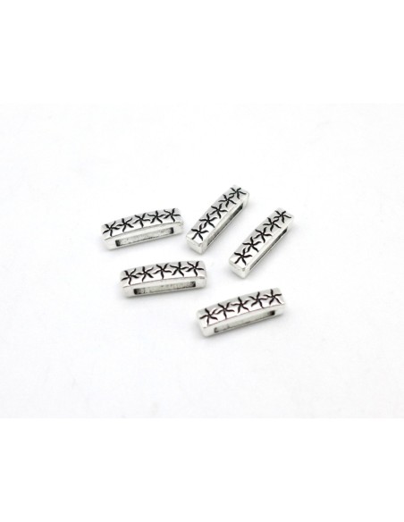 Perle passant rectangulaire pas chère