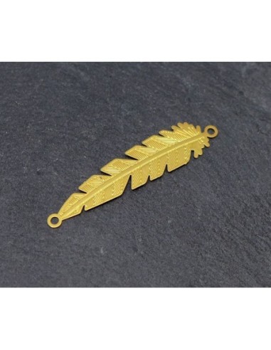 R-2 connecteurs plume feuille en filigrane très...