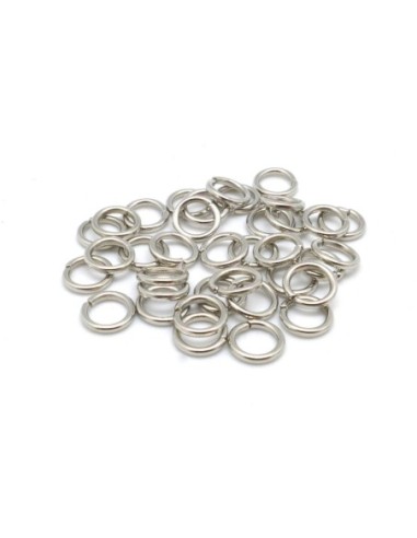 Jumped ring 6mm argenté en métal