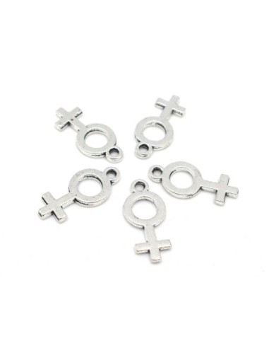 Breloque symbole féminin pour scrapbooking