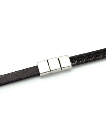 Fermoir aimanté pour lacet cuir de 7mm