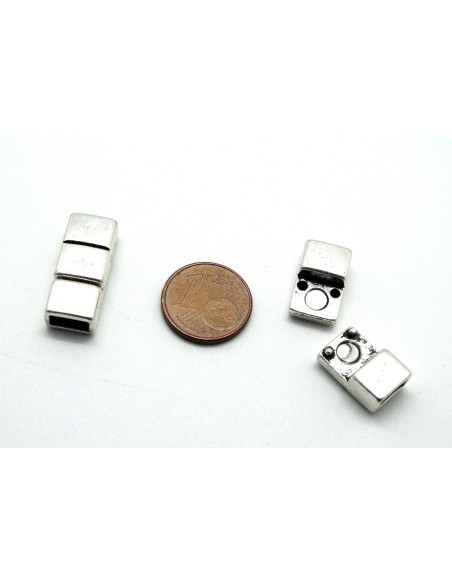 Fermoir aimanté pour lanière cuir de 7mm