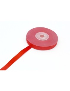 1 bobine de 19m de ruban gros grain de largeur 10mm souple de couleur rouge