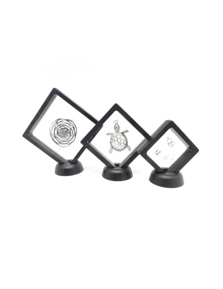 présentoir, cadre très original carré en pvc de couleur noir