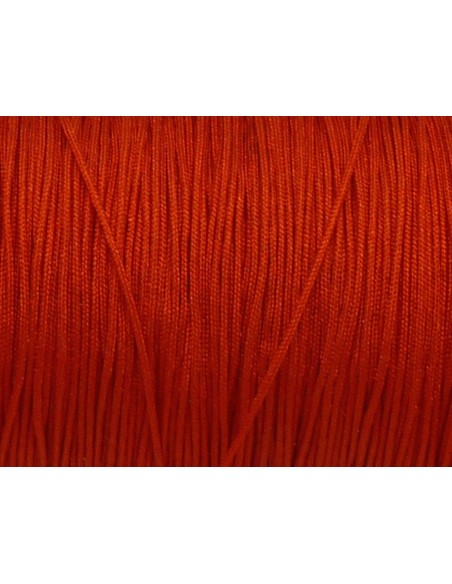 Fil de jade 1mm de couleur rouge pour création de bracelet Wrap