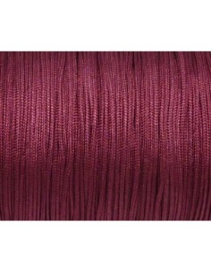 10m Fil de jade 1mm de couleur vieux rose fuchsia - idéal noeud coulissant - WRAP - SHAMBALLA