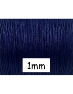 Cordon 1mm bleu marine pas cher
