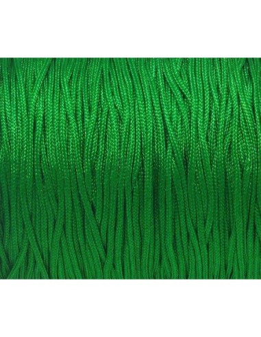 Fil de jade 1mm vert herbe pour création bijoux