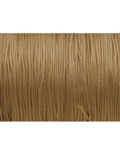 10m Fil de jade 1mm de couleur beige sable - idéal noeud coulissant - WRAP - SHAMBALLA