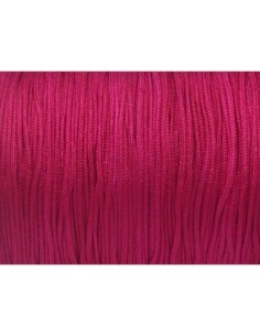 Fil de jade 1mm rose fuchsia pas cher pour bracelet wrap 2
