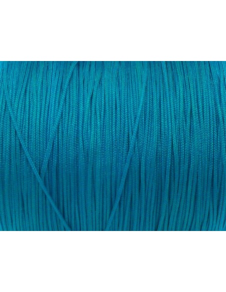 Fil de jade 0,8mm de couleur bleu turquoise  - idéal noeud coulissant - WRAP - SHAMBALLA