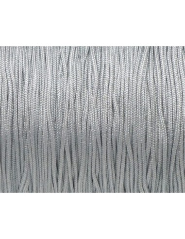 Fil de jade 0,8mm de couleur gris clair - idéal noeud coulissant - WRAP - SHAMBALLA
