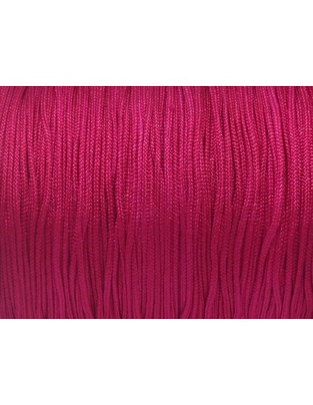 Fil de jade 0,8mm de couleur fuchsia - idéal noeud coulissant - WRAP - SHAMBALLA