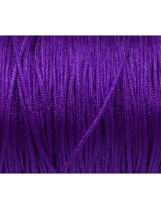 Fil de jade 0,8mm de couleur violet - idéal noeud coulissant - WRAP - SHAMBALLA 2