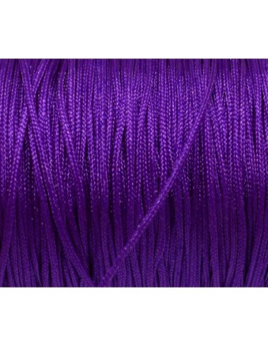 Fil de jade 0,8mm de couleur violet - idéal noeud coulissant - WRAP - SHAMBALLA