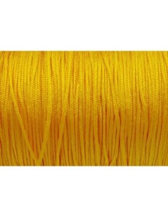 Fil de nylon tressé jaune bouton d'or 0,8mm pour création de bracelet 2