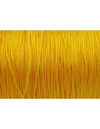 10m Fil de jade 0,8mm de couleur jaune bouton d'or moutarde - idéal noeud coulissant - WRAP - SHAMBALLA