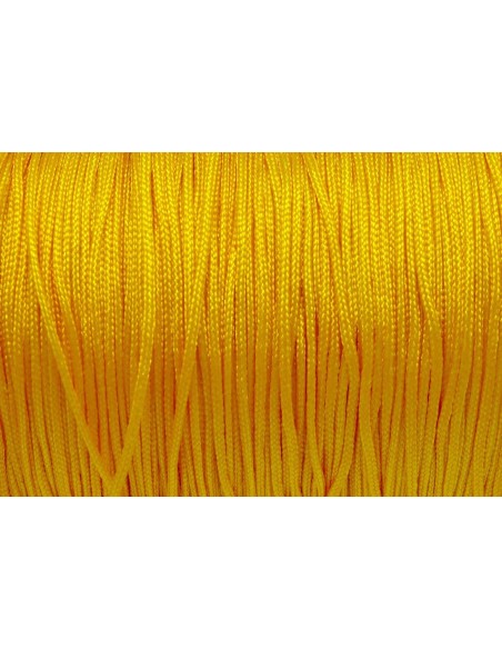 10m Fil de jade 0,8mm de couleur jaune bouton d'or moutarde - idéal noeud coulissant - WRAP - SHAMBALLA