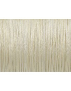 10m Fil de jade 0,8mm de couleur blanc écru - idéal noeud coulissant - WRAP - SHAMBALLA