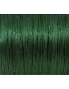 10m de Cordon 1mm Queue de rat vert herbe brillant satiné ficelle chinoise