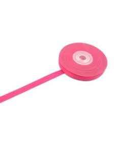 1 bobine de 19m de ruban gros grain de largeur 10mm souple de couleur rose fuchsia