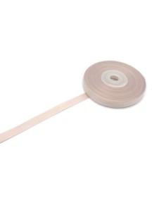 1 bobine de 19m de ruban gros grain de largeur 10mm souple de couleur beige grège