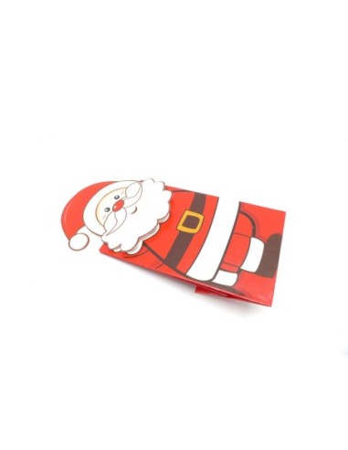 pochettes cadeaux motif Père Noël, cadeau et bonhomme de neige
