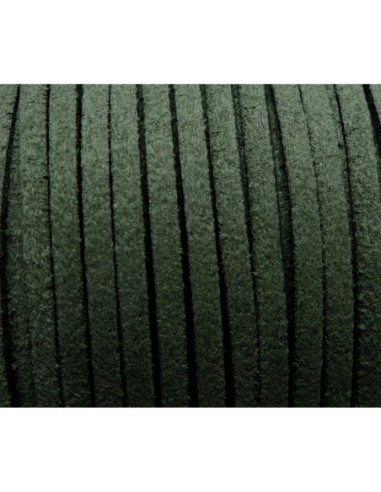 Lanière daim synthétique couleur kaki