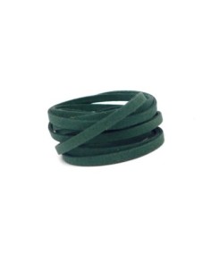 2m Cordon plat daim synthétique suédine de couleur vert foncé vert bouteille 5mm 