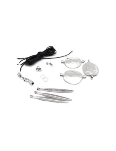 kit collier sautoir style Bohémien Ethnique de couleur argenté 2