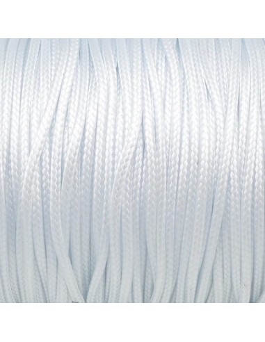 Cordon blanc pour création bijoux 2mm