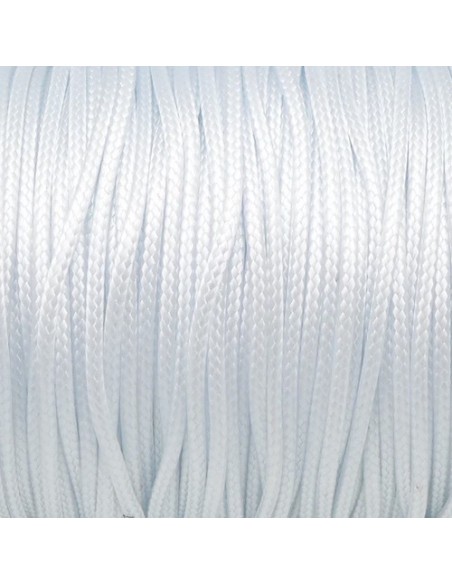 Cordon blanc pour création bijoux 2mm