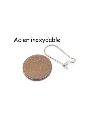 Supports BO argenté dormeuses en acier inoxydable