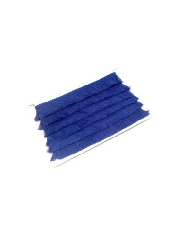 galon frange  de couleur bleu roi en polyester et coton