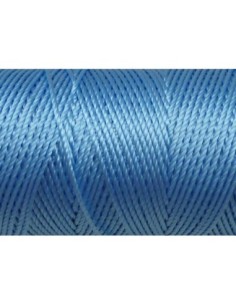 5m fil nylon bleu ciel brillant 0,8mm