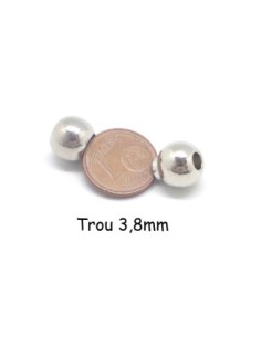 Fermoir aimanté pour cordon de 3,5mm en métal argenté 2