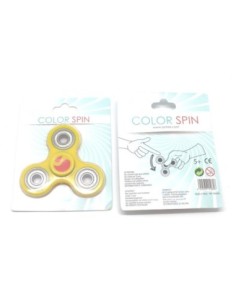 Hand spinner Roulement Fidget TOY Hélice de couleur jaune 2
