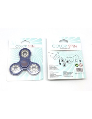 Hand spinner Roulement Fidget TOY Hélice de couleur bleu foncé