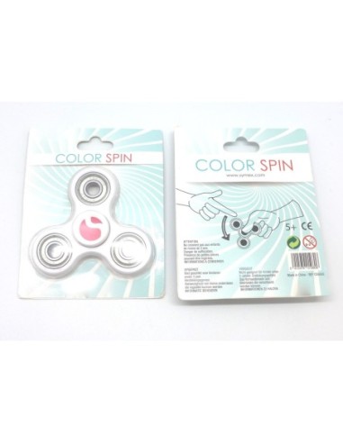 Hand spinner Roulement Fidget TOY Hélice de couleur blanc