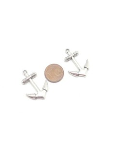 pendentifs ancre fermoir ancre marine en métal argenté 30mm x 20mm 2