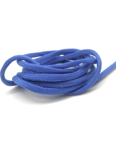 paracorde bleu cordon nylon tressé 4,5mm x 2mm - 7 fils - corde nylon gainé