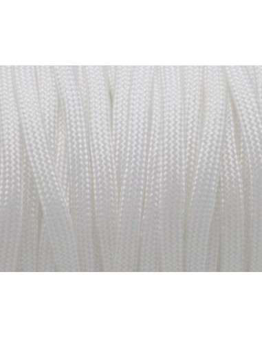 Corde blanche cordon nylon tressé pas chère