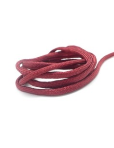 2m paracorde grenat cordon nylon tressé 4,5mm x 2mm - 7 fils - corde nylon gainé